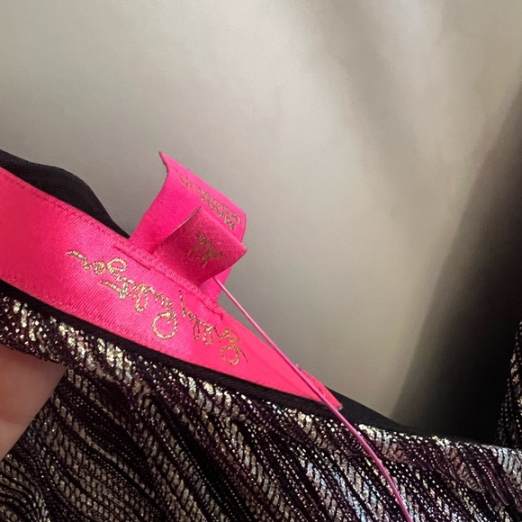 NWT Lily Pulitzer Parigi elbow sleeve maxi in gold berry crinkle - Picture 6 of 10